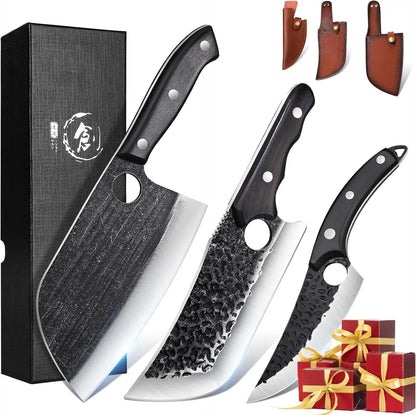 Seafood Market Fish Knives - Professional Kitchen Knife | Sharp Slaughter Fish Special Knife Meat Cleaver, Gifts for Men Women