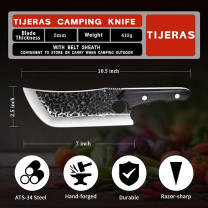Seafood Market Fish Knives - Professional Kitchen Knife | Sharp Slaughter Fish Special Knife Meat Cleaver, Gifts for Men Women