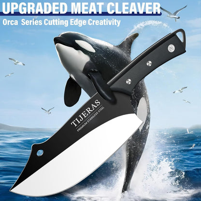 Seafood Market Fish Knives - Professional Kitchen Knife | Sharp Slaughter Fish Special Knife Meat Cleaver, Gifts for Men Women