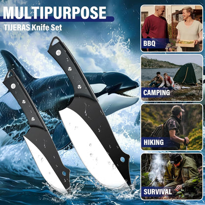 Seafood Market Fish Knives - Professional Kitchen Knife | Sharp Slaughter Fish Special Knife Meat Cleaver, Gifts for Men Women