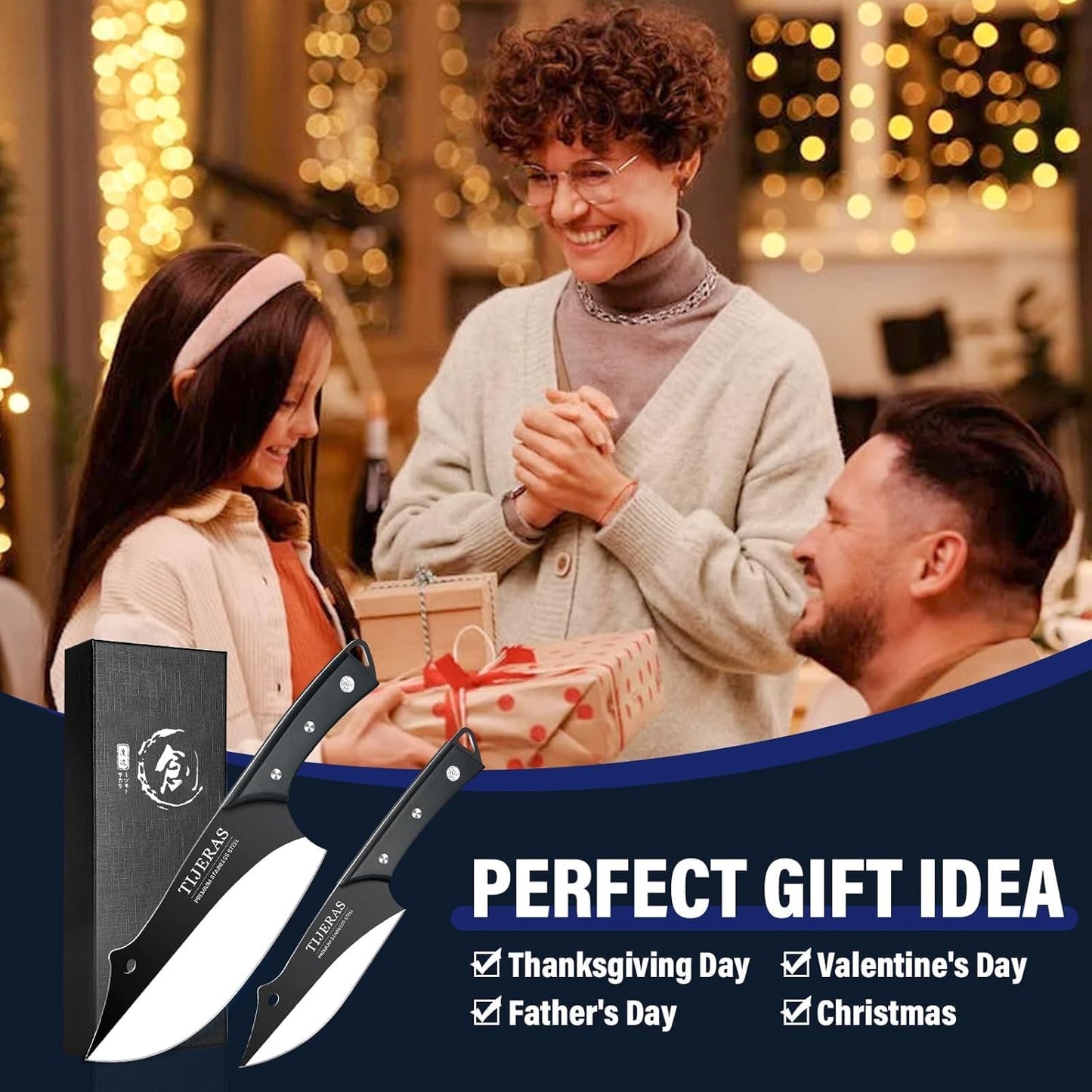Seafood Market Fish Knives - Professional Kitchen Knife | Sharp Slaughter Fish Special Knife Meat Cleaver, Gifts for Men Women