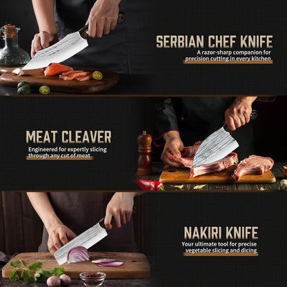 Seafood Market Fish Knives - Professional Kitchen Knife | Sharp Slaughter Fish Special Knife Meat Cleaver, Gifts for Men Women