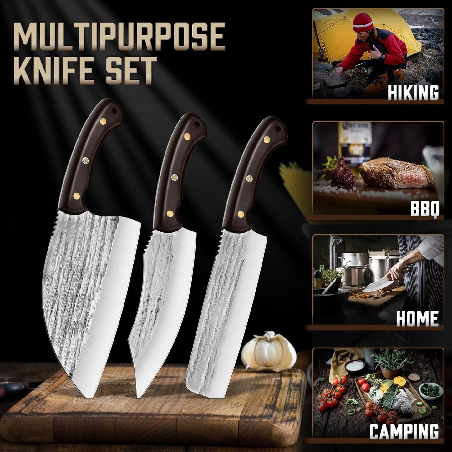 Seafood Market Fish Knives - Professional Kitchen Knife | Sharp Slaughter Fish Special Knife Meat Cleaver, Gifts for Men Women