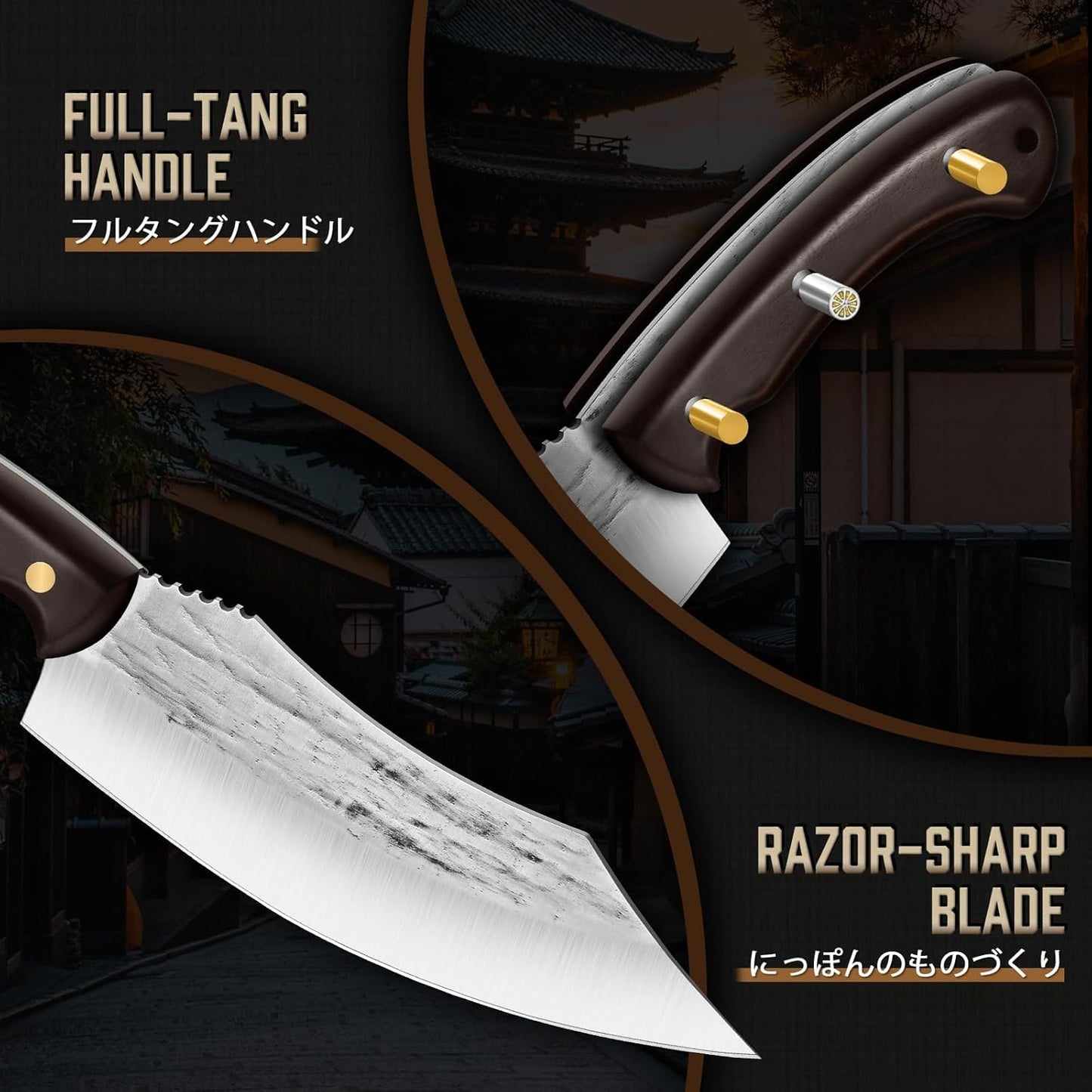 Seafood Market Fish Knives - Professional Kitchen Knife | Sharp Slaughter Fish Special Knife Meat Cleaver, Gifts for Men Women