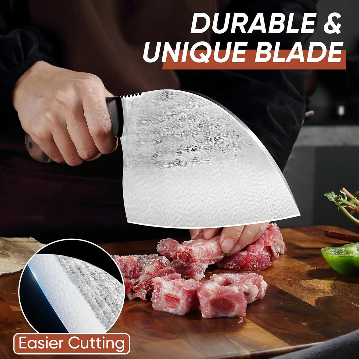 Seafood Market Fish Knives - Professional Kitchen Knife | Sharp Slaughter Fish Special Knife Meat Cleaver, Gifts for Men Women