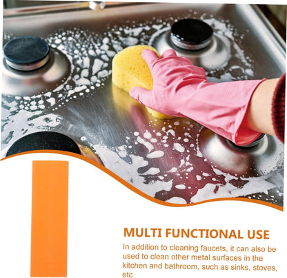 Multipurpose Rubber Eraser for Limescale and Rust Stains Kitchen Bathroom Cleaner for Stainless Steel and More Reusable and Easy to Clean
