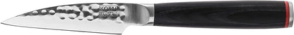 Gyuto 8 inch Chef Kitchen Knife | Ultra Sharp Japanese 440C Stainless Steel | Hammered Tsuchime Finish | Pakkawood Handle | Hidden Full Tang | Pakka Collection Professional Chef Knife