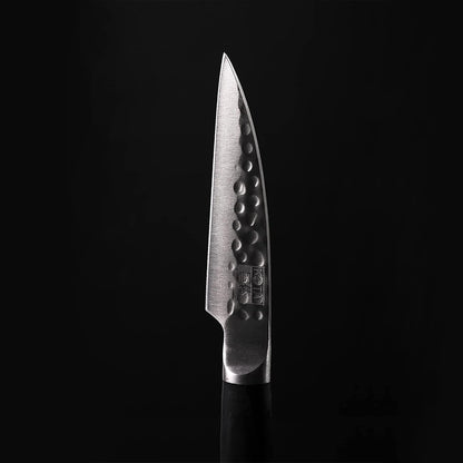 Gyuto 8 inch Chef Kitchen Knife | Ultra Sharp Japanese 440C Stainless Steel | Hammered Tsuchime Finish | Pakkawood Handle | Hidden Full Tang | Pakka Collection Professional Chef Knife