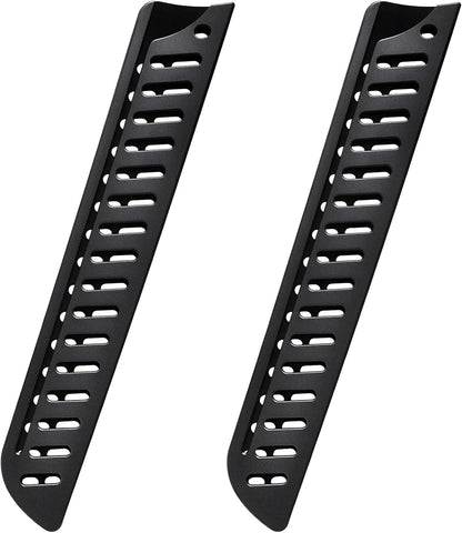 2 Pcs Safety Knife Cover Sleeves for 5 Inch General-Purpose Knife Sheath Blade Protector for Home Kitchen PP Universal Knife Sheath for Knife Protection Black