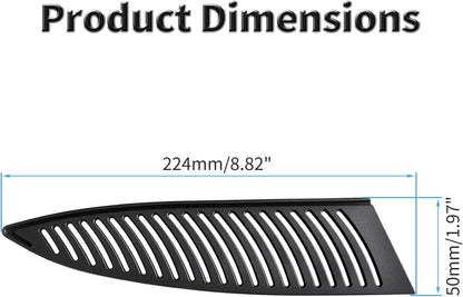 2 Pcs Safety Knife Cover Sleeves for 5 Inch General-Purpose Knife Sheath Blade Protector for Home Kitchen PP Universal Knife Sheath for Knife Protection Black