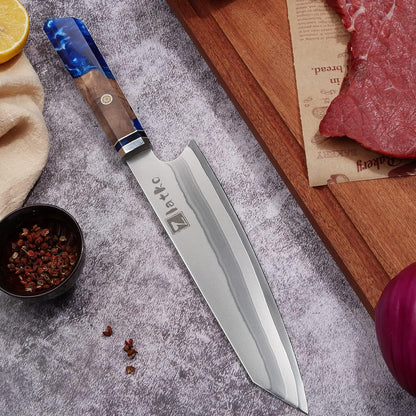 Chef Knife 8 Inch, Japanese Damascus Kitchen Knife, VG10 Steel | High Carbon Stainless Steel, Ultra Sharp Chef Knife Ergonomic Handle with GIFT BOX