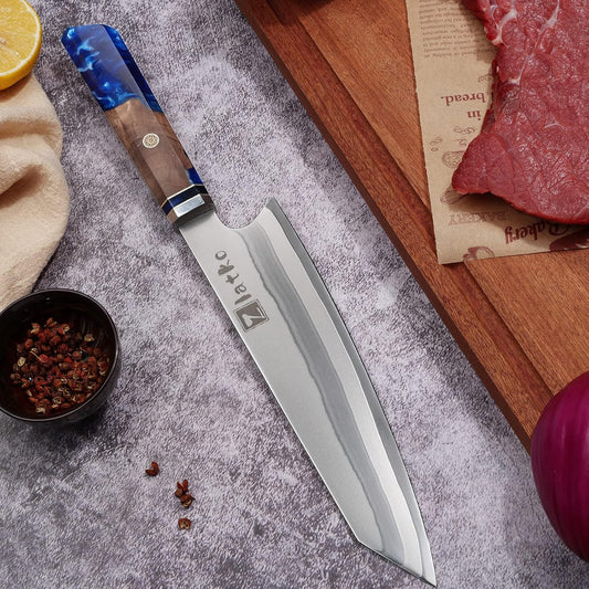 Chef Knife 8 Inch, Japanese Damascus Kitchen Knife, VG10 Steel | High Carbon Stainless Steel, Ultra Sharp Chef Knife Ergonomic Handle with GIFT BOX