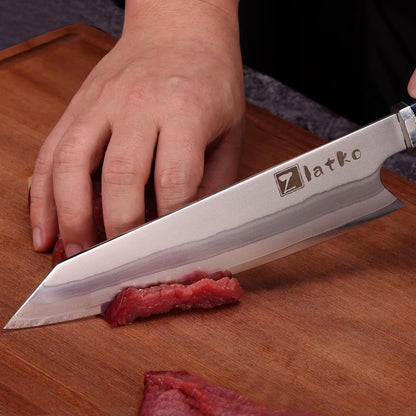 Chef Knife 8 Inch, Japanese Damascus Kitchen Knife, VG10 Steel | High Carbon Stainless Steel, Ultra Sharp Chef Knife Ergonomic Handle with GIFT BOX