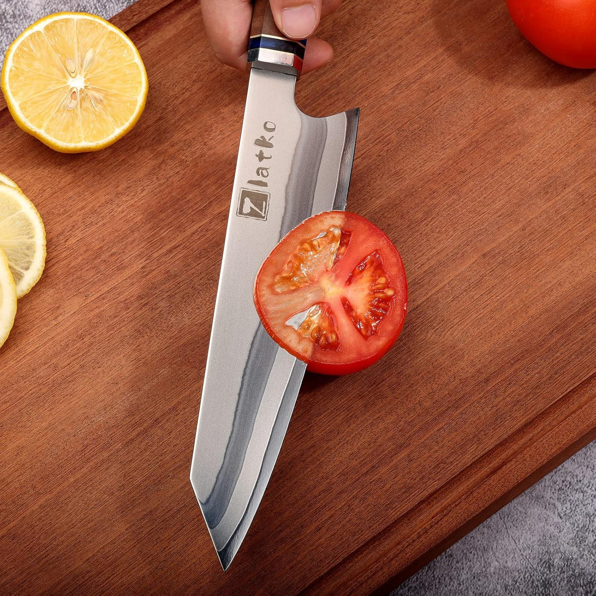 Chef Knife 8 Inch, Japanese Damascus Kitchen Knife, VG10 Steel | High Carbon Stainless Steel, Ultra Sharp Chef Knife Ergonomic Handle with GIFT BOX