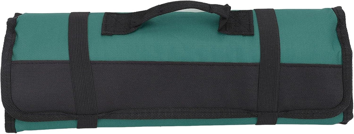 Chef Knife Roll Bag, 20 Slots Canvas Knife Carrying Case Pocket Knife Case Knife Travel Case Roll up Knife Bag Knife Storage Bag for Home Kitchen Travel Camping (Red)