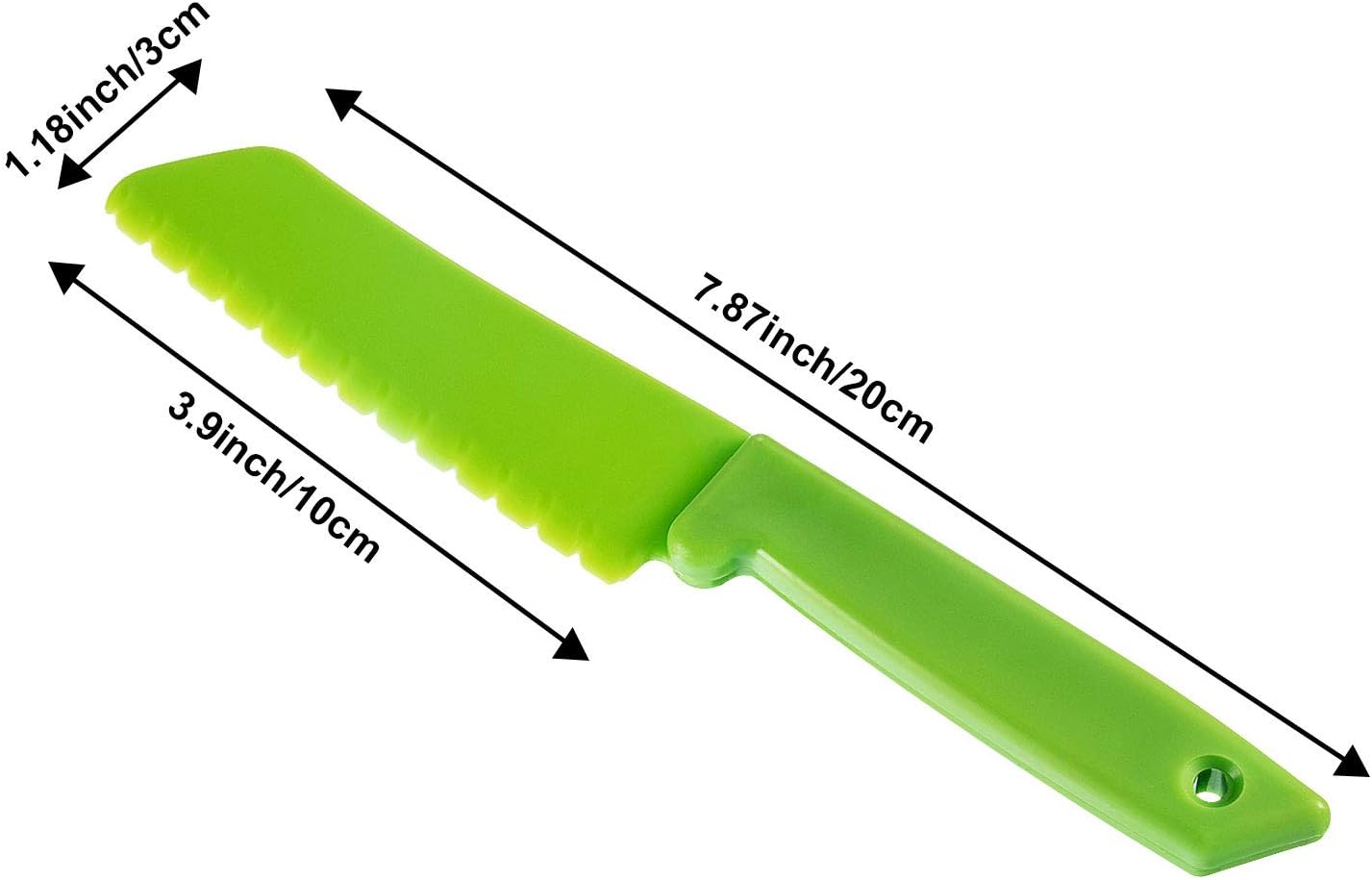 10 Pcs Kid Knife Plastic Kids Safe Knives for Real Cooking | kid knife,kids knife set for real cooking,nylon,kitchen cooking set bulk,children toddler cooking