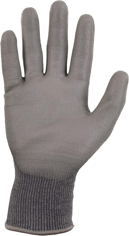ProFlex 7044 Cut Resistant Work Gloves, ANSI A4, PU Coated Palms for Flexible No Slip Grip. Superior Fit and Feel