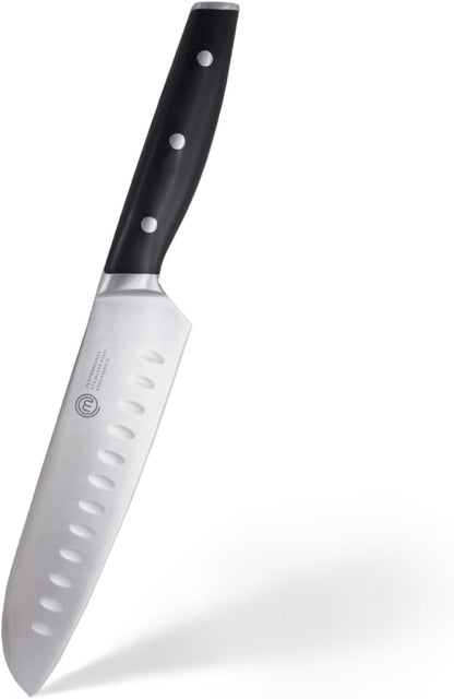 Chef Knife Set with Bag, Knife Roll Set with 5 Professional Quality Kitchen Knives for Precision Home Cooking, High Carbon Stainless Steel Blades & Triple Riveted Handles