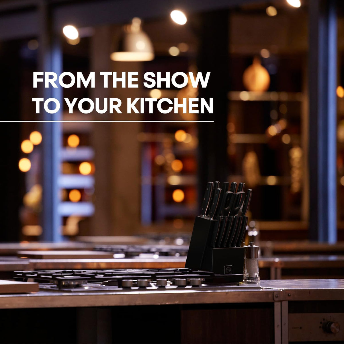 Chef Knife Set with Bag, Knife Roll Set with 5 Professional Quality Kitchen Knives for Precision Home Cooking, High Carbon Stainless Steel Blades & Triple Riveted Handles