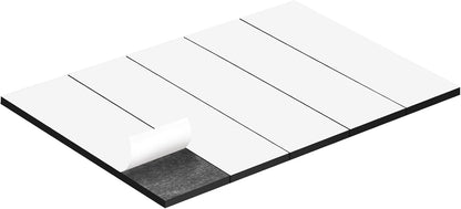 Magnetic Strips with Adhesive Backing,20 Pack Strong Self Sticky Back Magnet Tapes - 3" x 0.79" (75 x 20 x 2 mm), Flexible Durable Stick on Magnets for Fridge, DIY, Crafts, Teacher, Photo
