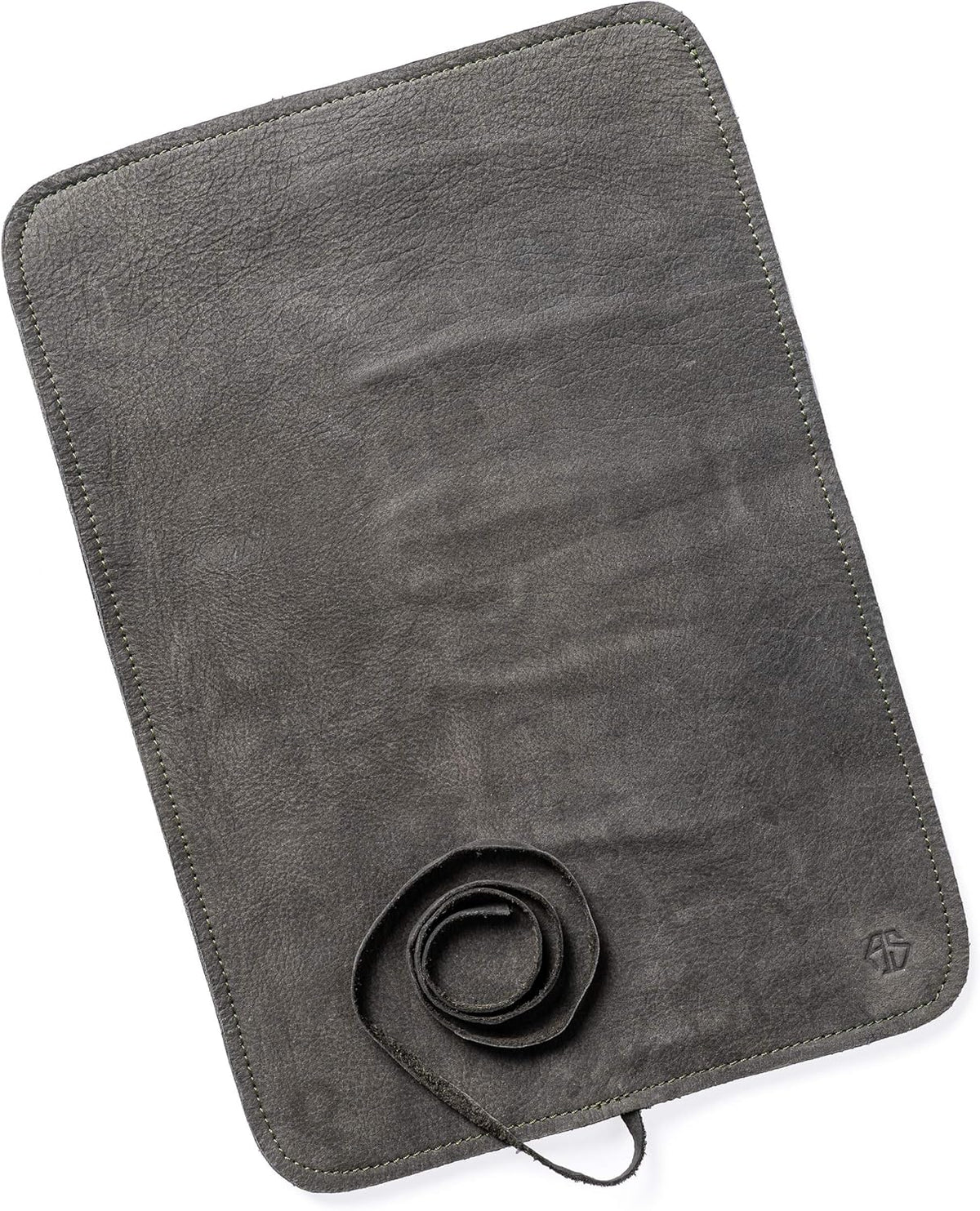 Knife Roll Bag Genuine Leather – Chef`s knife bag 7 slots/for up to 11" knives – Leather Knife Case Steve (brown)