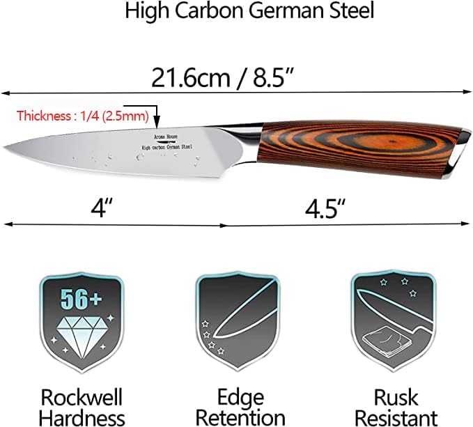 Cleaver Knife Ultra Sharp Meat Cleaver 7 inch Butcher Knife. High Carbon German Stainless Steel Chef Knives for Kitchen and Restaurant