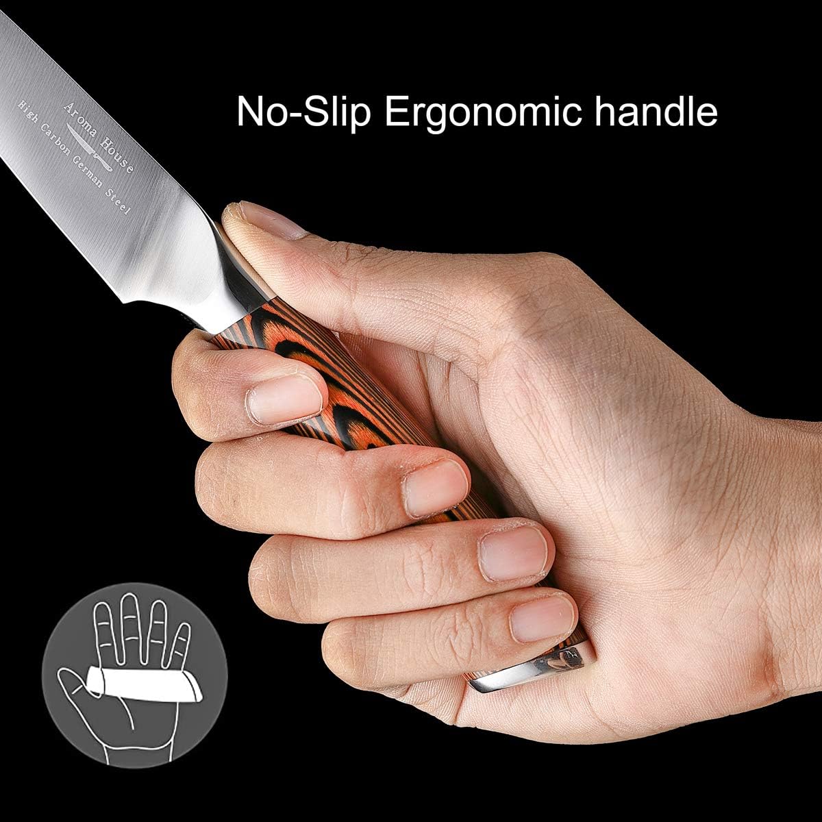 Cleaver Knife Ultra Sharp Meat Cleaver 7 inch Butcher Knife. High Carbon German Stainless Steel Chef Knives for Kitchen and Restaurant