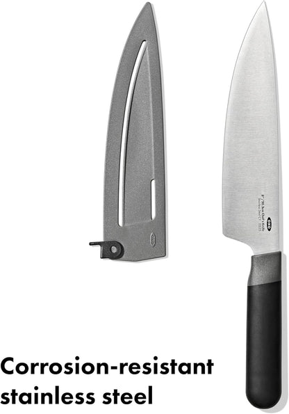 Good Grips 5 in Serrated Utility Knife with Locking Sheath