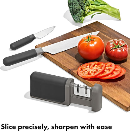 Good Grips 5 in Serrated Utility Knife with Locking Sheath