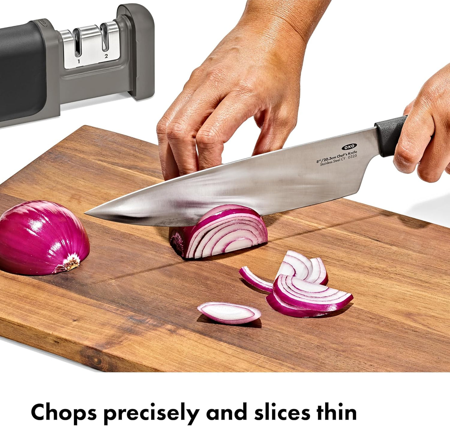 Good Grips 5 in Serrated Utility Knife with Locking Sheath