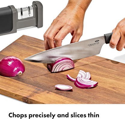 Good Grips 5 in Serrated Utility Knife with Locking Sheath