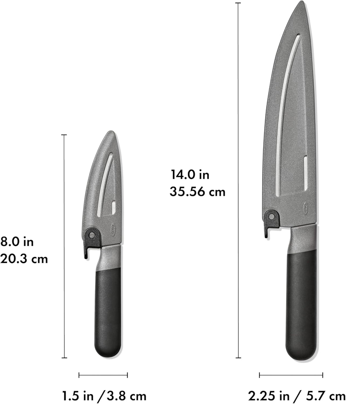 Good Grips 5 in Serrated Utility Knife with Locking Sheath