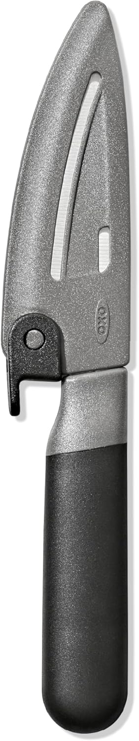 Good Grips 5 in Serrated Utility Knife with Locking Sheath
