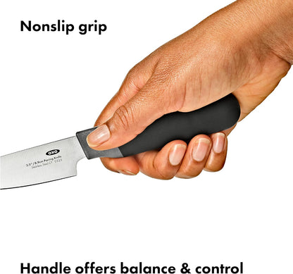 Good Grips 5 in Serrated Utility Knife with Locking Sheath