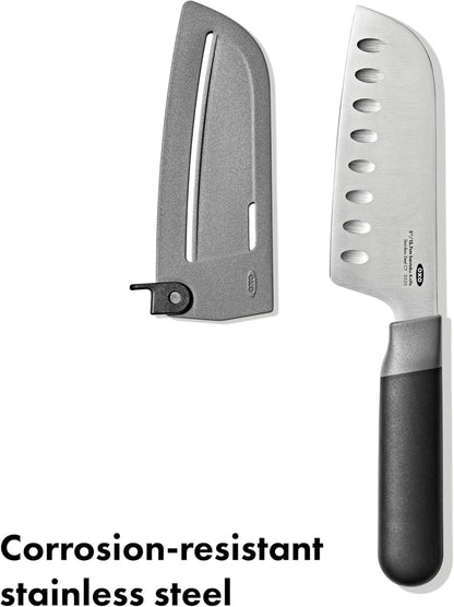 Good Grips 5 in Serrated Utility Knife with Locking Sheath
