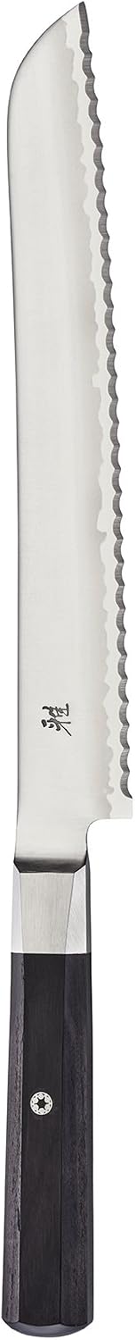 Koh 9" Bread Knife, Black/Stainless Steel