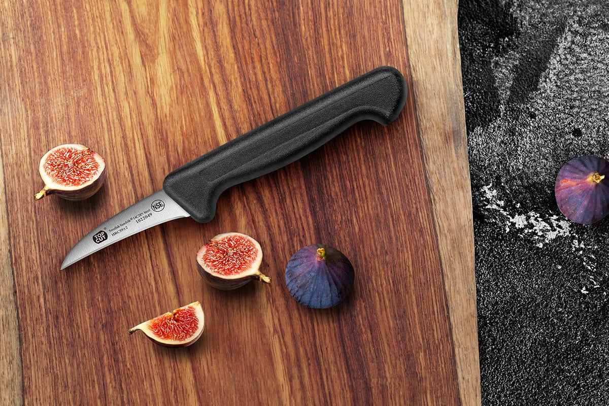 Cangshan Top Cut P2 Series 1022049 Swedish 14C28N Steel Peeling Knife, 2.75-Inch