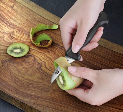 Cangshan Top Cut P2 Series 1022049 Swedish 14C28N Steel Peeling Knife, 2.75-Inch