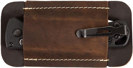 Knife Sheath,Leather Knife Sheath for Belt,Horizontal Carry Pocket Knife Holder,EDC Belt Organizer,Handmade Compact Draw Knife Holster,EDC Pocket Organizer,Sheath for Folding Knife,Gifts for Men