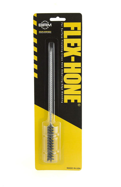 Brush Research BC8M18 FLEX-HONE®, 0.315" (8mm) Diameter, 180 Grit, Silicon Carbide, For Mild Steel, Stainless Steel, Cast Iron and Softer Ferrous Materials