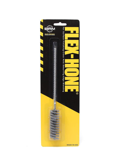 Brush Research BC8M18 FLEX-HONE®, 0.315" (8mm) Diameter, 180 Grit, Silicon Carbide, For Mild Steel, Stainless Steel, Cast Iron and Softer Ferrous Materials