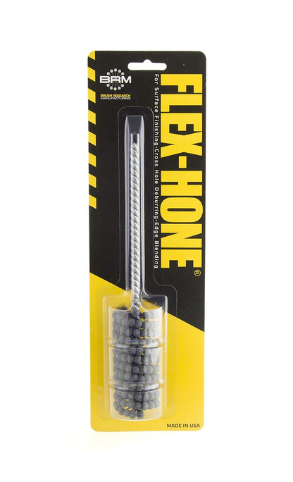 Brush Research BC8M18 FLEX-HONE®, 0.315" (8mm) Diameter, 180 Grit, Silicon Carbide, For Mild Steel, Stainless Steel, Cast Iron and Softer Ferrous Materials