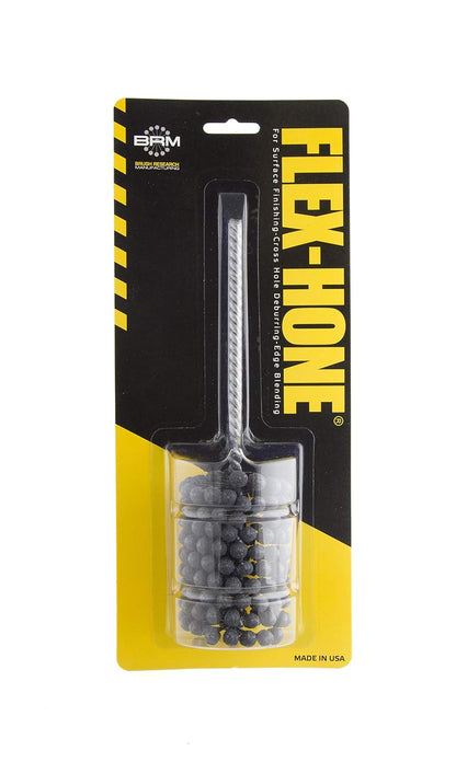 Brush Research BC8M18 FLEX-HONE®, 0.315" (8mm) Diameter, 180 Grit, Silicon Carbide, For Mild Steel, Stainless Steel, Cast Iron and Softer Ferrous Materials