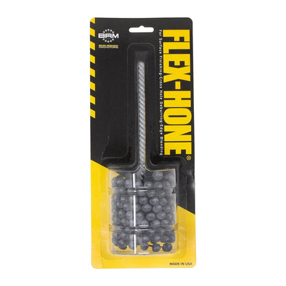 Brush Research BC8M18 FLEX-HONE®, 0.315" (8mm) Diameter, 180 Grit, Silicon Carbide, For Mild Steel, Stainless Steel, Cast Iron and Softer Ferrous Materials