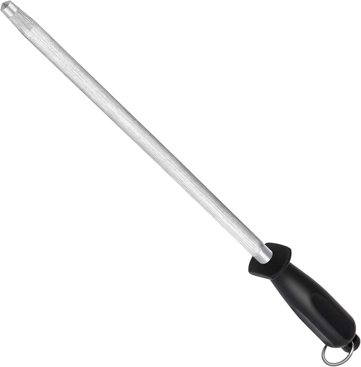 Kitchen Knife Sharpener Rod 12 inches, Premium Carbon Steel Honing Rod for Knife Sharpening, Easy to Use Honer for Knives and Honing Steel - Daily Maintenance