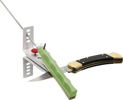 Diamond Sharpening System: Deluxe 5-Stone Diamond Knife Sharpening Kit with Ultra-Fine Hone & Brush – LKDMD5