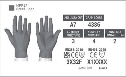 Traditional Style | Leather | Cut And Heat Resistant | Work Gloves | Chrome SLT ® Series 4066
