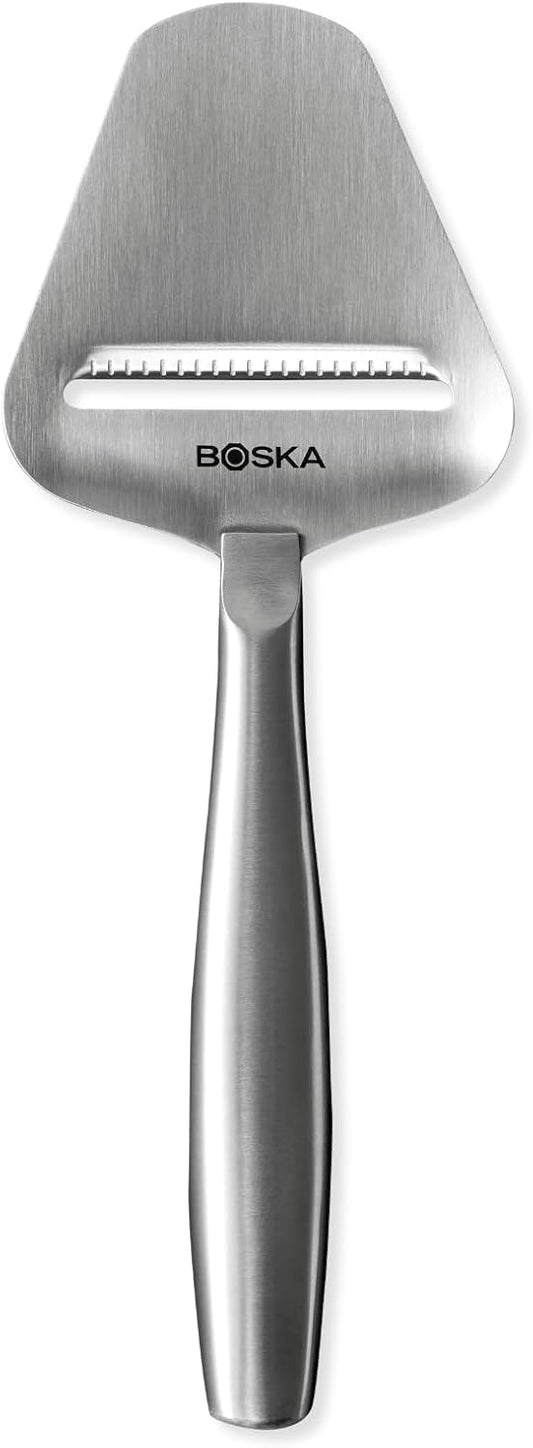 Stainless Steel Cheese Slicer - Copenhagen For All Types of Cheese - Multi-Functional Cheese Slicer - Handheld Slicer - Silver Non-Stick - Dishwasher Safe - For Kitchen Cooking