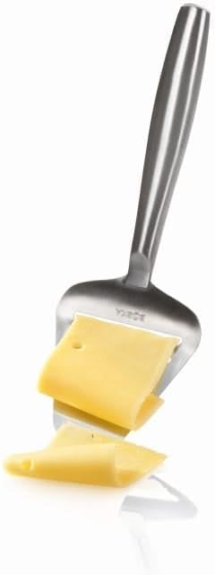 Stainless Steel Cheese Slicer - Copenhagen For All Types of Cheese - Multi-Functional Cheese Slicer - Handheld Slicer - Silver Non-Stick - Dishwasher Safe - For Kitchen Cooking