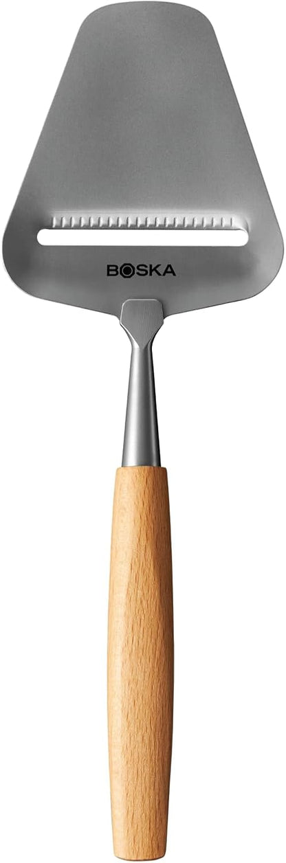 Stainless Steel Cheese Slicer - Copenhagen For All Types of Cheese - Multi-Functional Cheese Slicer - Handheld Slicer - Silver Non-Stick - Dishwasher Safe - For Kitchen Cooking